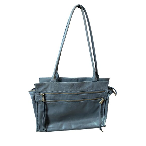 Hobo Genuine Leather Tote Bag With Double Handles & Interior Pockets - Picture 1 of 4